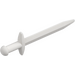 LEGO White Sword with Pointed Tip with Thick Crossguard (18031)