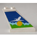 LEGO blanc Queue 4 x 1 x 3 avec Airplane/Sun (Autocollant sur both sides) (2340)