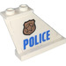 LEGO White Tail 4 x 1 x 3 with &#039;Police&#039; (Left) Sticker (2340)