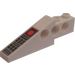 LEGO blanc Technic Brique Aile 1 x 6 x 1.67 avec Submarine Sonar et Controls Autocollant (2744)