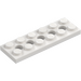 LEGO White Technic Plate 2 x 6 with Holes (32001)