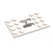 LEGO White Technic Plate 4 x 6 with 4 Position Gear Shift Gate (6543)