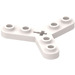 LEGO Weiß Technic Rotor 3 Klinge mit 6 Bolzen (32125 / 51138)