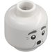 LEGO White The Fat Friar Head (Recessed Solid Stud) (3274 / 109440)