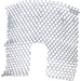 LEGO Weiß Thread Net 15 x 15 mit Ausgeschnitten