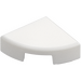 LEGO White Tile 1 x 1 Quarter Circle (25269)