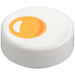 LEGO White Tile 1 x 1 Round with Fried Egg (36089 / 98138)