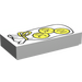 LEGO blanc Tuile 1 x 2 avec Bag et 10, 20, 30 Coins Modèle avec rainure (3069)