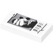 LEGO White Tile 1 x 2 with Ninjago Trading Card Cole Sticker with Groove (3069)