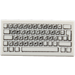 LEGO Weiß Fliese 1 x 2 mit PC Keyboard Muster mit Nut (46339 / 50311)
