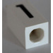 LEGO White Tile 1 x 2 x 5/6 with Stud Hole in End with Black &#039; 1 &#039; Pattern