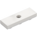 LEGO White Tile 1 x 3 Inverted with Hole (35459)