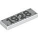 LEGO White Tile 1 x 3 with &quot;1928&quot; (60336)
