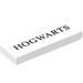 LEGO White Tile 1 x 3 with &#039;HOGWARTS&#039; Sticker (63864)