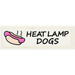 LEGO White Tile 1 x 3 with Hot Dog and &#039;HEAT LAMP DOGS&#039; Sticker (63864)