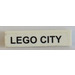 LEGO White Tile 1 x 4 with &#039;LEGO CITY&#039; Sticker (2431)