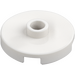 LEGO White Tile 2 x 2 Round with Stud (18674)