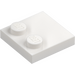 LEGO White Tile 2 x 2 with Studs on Edge (33909)