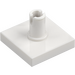 LEGO White Tile 2 x 2 with Vertical Pin (2460 / 49153)