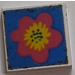 LEGO White Tile 2 x 2 without Groove with Red and Yellow Flower Sticker without Groove
