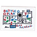 LEGO White Tile 2 x 3 with ‘BATTLE PLAN’ and ‘Kevin McCallister’ Sticker (26603)