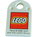 LEGO blanc Tuile 2 x 3 avec Trou avec LEGO logo (48995)