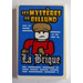 LEGO Weiß Fliese 2 x 3 mit &#039;LES MYSTERES DE BILLUND&#039;, &#039;La Brique&#039; und Minifigure Aufkleber (26603)
