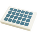 LEGO White Tile 2 x 3 with Solar Panel with Squares Sticker (26603)
