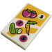 LEGO blanc Tuile 2 x 3 avec Tomato, Carotte, Cucumber, Prices Autocollant (26603)