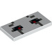 LEGO White Tile 2 x 4 with Ghast Eyes (21075 / 87079)