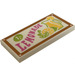 LEGO White Tile 2 x 4 with Lemonade Sign (16396 / 87079)