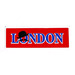 LEGO Wit Tegel 2 x 6 met LONDON Sticker (69729)