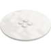 LEGO White Tile 8 x 8 Round with 2 x 2 Center Studs (6177)