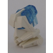 LEGO White Toa Head with Transparent Medium Blue Toa Eyes/Brain Stalk