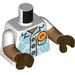 LEGO Wit Tom Nook Minifig Torso (973 / 78568)