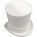 LEGO White Top Hat with Upturned Brim (27149)