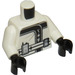 LEGO White Torso Ninjago Robe, Asian Characters, Belt and Radio Decoration (973 / 76382)