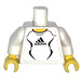 LEGO blanc Torse avec Adidas logo et #2 sur Retour (973)