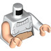 LEGO White Torso with Torn Shirt (973 / 76382)
