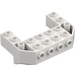 LEGO White Train Front Wedge 4 x 6 x 1.7 Inverted with Studs on Front Side (87619)