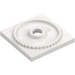 LEGO White Turntable 4 x 4 Flat Square Base (61485)