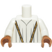 LEGO White Vitruvius Torso Robe with Long Gold Necklace Pattern (973)