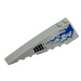 LEGO White Wedge 10 x 3 x 1 Double Rounded Left with Blue Lightning, Black Rivets and Vent Sticker (50955)