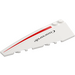 LEGO White Wedge 10 x 3 x 1 Double Rounded Left with Red Stripe and &quot;Concorde&quot; (50955 / 105185)