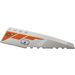 LEGO White Wedge 12 x 3 x 1 Double Rounded Right with Space Logo, Hatch, and Orange Details Sticker (42060)
