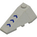 LEGO Blanco Cuña 2 x 4 Triple Izquierda con 3 Azul Arrows Pegatina (43710)