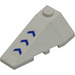 LEGO White Wedge 2 x 4 Triple Left with 3 Blue Arrows Sticker (43710)