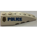 LEGO White Wedge 2 x 6 Double Right with &quot;Police&quot; (41747)