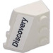 LEGO Hvit Kile 3 x 3 Venstre med Discovery Klistremerke (42862)