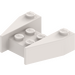 LEGO White Wedge 3 x 4 without Stud Notches (2399)